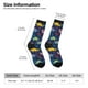 thumbnail image 2 of Fotbe Dinosaur Flowers Calcetas Largas con Estampado para Hombre y Mujer – Calcetas de Compresión Transpirables y Elásticas, Viajar y Uso Diario Talla 5-11, 2 of 6