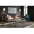 thumbnail image 4 of Elle Decor Clementine Mid-Century Modern Living Room Furniture Collection with Brass Accents Assembly Required, Marble White, 4 of 8