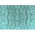 thumbnail image 1 of Ahgly Company Indoor Rectangle Solid Light Blue Modern Area Rugs, 2' x 3', 1 of 4