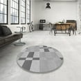 thumbnail image 3 of Ahgly Company Indoor Square Patterned Gray Area Rugs, 8' Square, 3 of 6