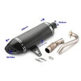 thumbnail image 3 of Motorcycle Exhaust Pipe Muffler Modified Middle Link Pipe Connect Slip On For Yamaha Xmax 250 300 2017-2023, 3 of 4