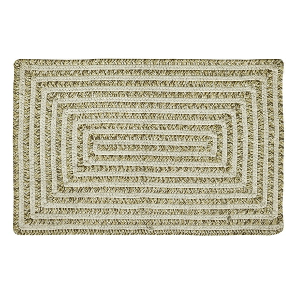 Parqueet Tweed Braided Rug 5X7 Natural