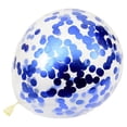 thumbnail image 2 of KIRIKOU Pack of 24 Pieces Confetti Balloons 12 Inch Latex Party Balloons for Party Decorations, Wedding, Engagement, Bridal, Birthday and Shower(Blue), 2 of 6