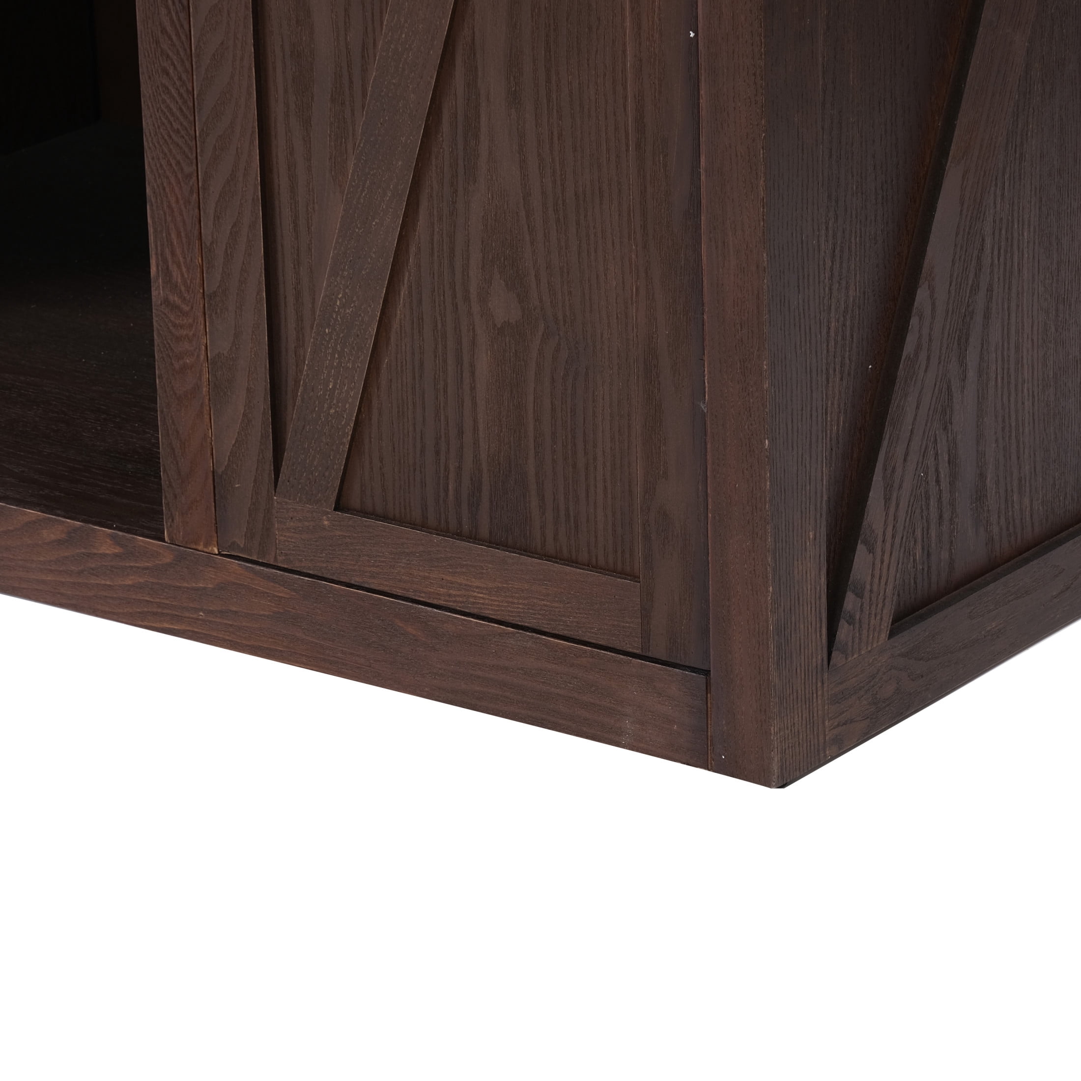 Christopher Knight Home 41.35" Bar Cabinet with Wine Rack and Glass Holder, Antique Brown