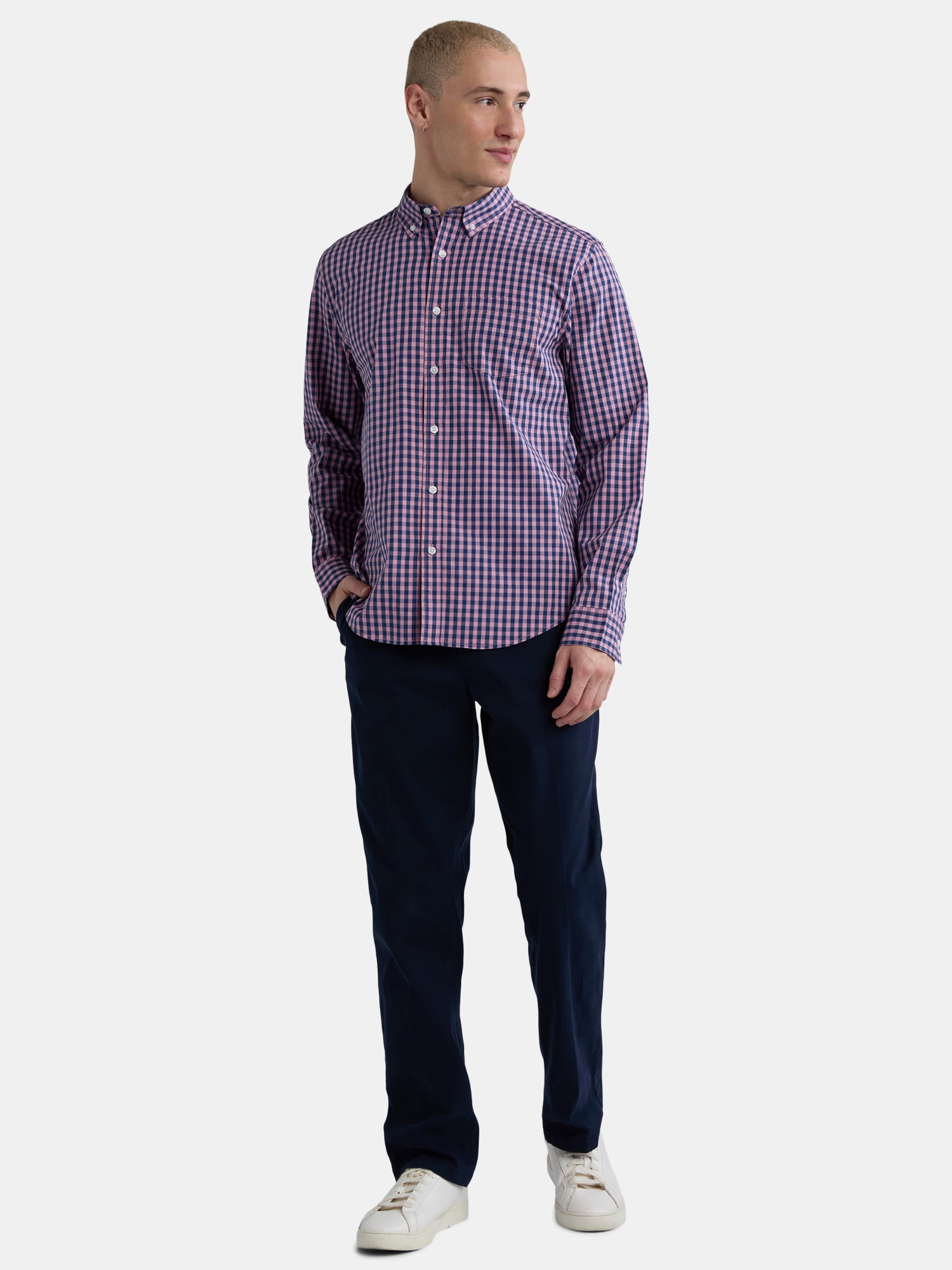 George Men's & Big Men's Pull On Chino Pants, 31.5" Inseam, Sizes XS-2XL