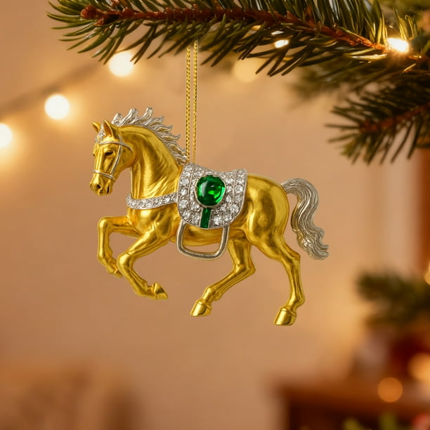 Colgante navideño plano de acrílico 2D con forma de remolque | Decoración festiva para el hogar | Adorno duradero para árbol y repisa | Regalo para las fiestas