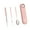 D, variant on Sunjoy Tech 3Pcs/Set Stainless Steel Spoon Fork Chopsticks with Storage Box Food Grade Dishwasher Safe Travel Picnic Kitchen Utensil Cutlery Flatware Kit