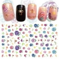 thumbnail image 6 of Jiaroswwei Multi-pattern Nail Art Floral Sticker Women Fingernail Manicure DIY Decal Decor, 6 of 8