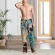 thumbnail image 2 of Balery Colorful Graffiti Cow Pantalones de pijama para hombre, pijama ultraligero, pantalón de descanso-Large, 2 of 6