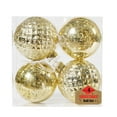 thumbnail image 6 of SATRINO Christmas Ornaments Ball Set-Shatterproof Clear Plastic Decorative Baubles for Xmas Tree House Holiday Wedding Party Decoration,4 Pcs Champagne Gold, 6 of 7