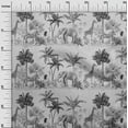thumbnail image 3 of oneOone Viscose Jersey Gray Fabric Tropical Sewing Craft Projects Fabric Prints By Yard 60 Inch Wide, 3 of 4