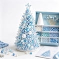 thumbnail image 2 of Dreamy Beaded Christmas Tree DIY Kit, Christmas Craft Decoration Set | Handmade Holiday Project for Home Decor, Seasonal Display and Creative Gifts (Blue), 2 of 7
