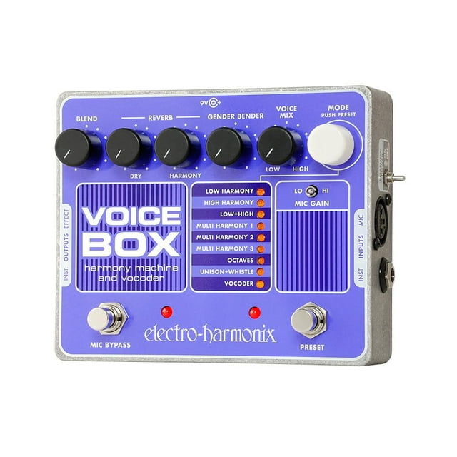 Máquina de armonía vocal/pedal Vocoder Electro-Harmonix Voice Box