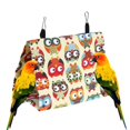 thumbnail image 4 of Parrot Hammock Snuggle Happy Hut Hanging Canvas Tent Bed Cave House Small Animal Hideaway for Hamster Budgie Conure L, 4 of 4