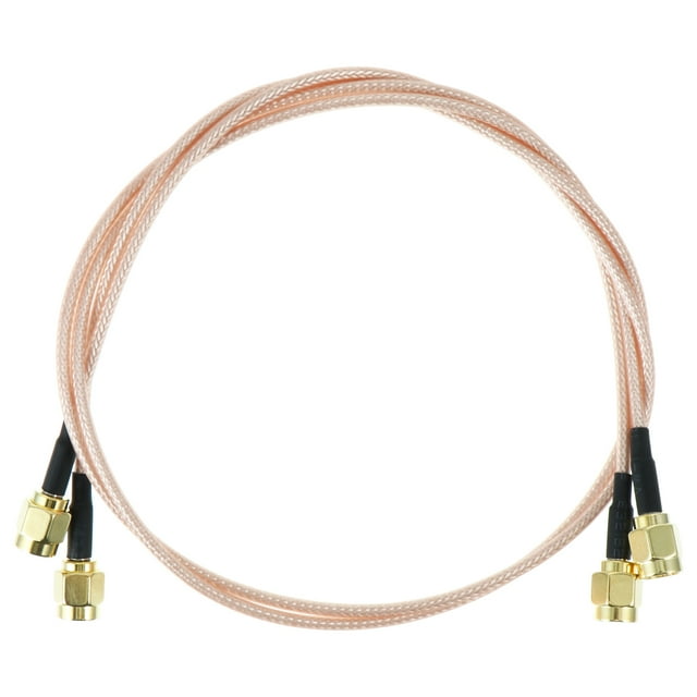 2pcs SMA macho a SMA macho Cable RG316 RF coaxial coaxial cable extensor de antena