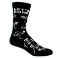 thumbnail image 2 of Women's Let's Bone Socks Funny Halloween Party Skeleton Graphic Novelty Vintage Footwear, 2 of 8