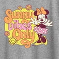 thumbnail image 3 of Disney - Mickey & Friends - Minnie Mouse - Sunny Vibes Only - Women's Short Sleeve Graphic T-Shirt, 3 of 5