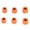 Orange, variant on Riousery 6pcs Replacement Eartips Noise Reduction Memory Foam Earplugs for 4.3mm-6.0mm Earphones Black
