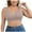 Khaki, variant on Crossover Bras for Women Wireless Bralettes Seamless Supportive T Shirt Everyday Bras