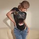 thumbnail image 3 of Fotbe Playful Baby Hippo Splash Body de Mujer con Cuello Redondo y Mangas Cortas, Sin Mangas Ajustado, Suave, Cómodo y Básico-Small, 3 of 7