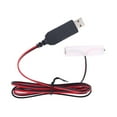 thumbnail image 1 of LR6 AA Battery Eliminator USB Power Supply Cable Replace 1-4pcs 1.5V AA Battery for Radio Electric Toy Clock LED Strip, 1 of 16