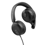 JLab Studio 2 Wired Headphones, Black, Cloud Foam Comfort, Foldable, In-Line Mic, Lab Quality Sound