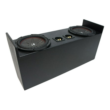 87-06 Jeep Wrangler YJ TJ Kicker CompR CWR10 Dual 10" Rhino Sub Box Final 2 Ohm