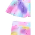 thumbnail image 5 of 2Pcs Little Girl Unicorn Print Bikini Swimsuit Toddler Kids Colorful Ruffle Swimwear Summer Beach Bathing Suit, 5 of 7