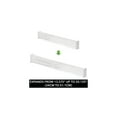 thumbnail image 5 of mDesign Expandable Adjustable Kitchen Drawer Divider, Foam Ends, 8 Pack, White, 5 of 8