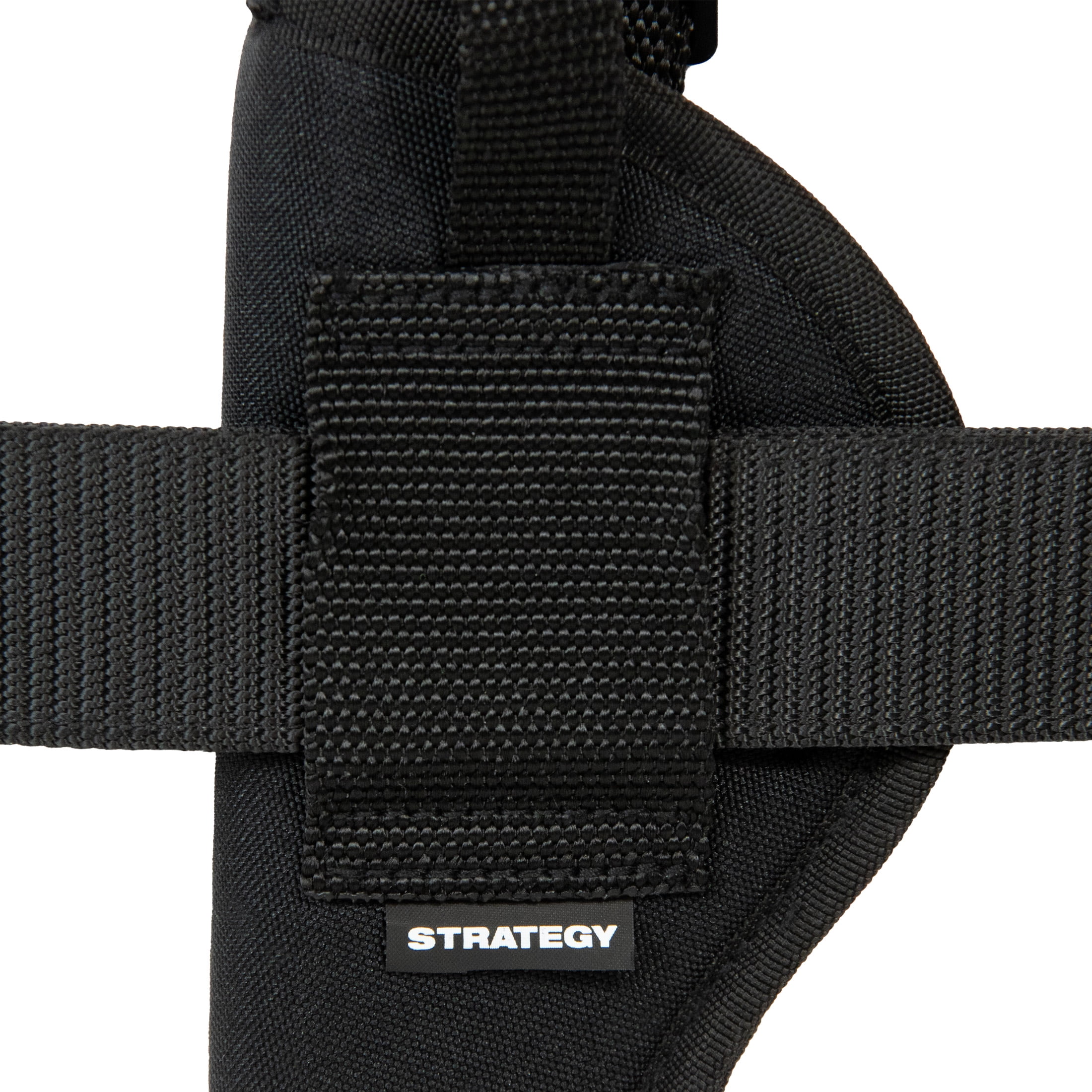 Strategy Brand Large Frame Polyester Pistol Holster Black, Fits up to 4 in Barrel, Right Dexterity