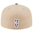 thumbnail image 4 of Men's New Era  Tan Boston Celtics Color Pack Two-Tone 59FIFTY A-Frame Fitted Hat, 4 of 5