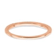 thumbnail image 5 of Solid 14k Rose Gold Diamond Wedding Band Ring Size 6 (.04 cttw.), 5 of 7