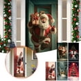 thumbnail image 5 of Holiday Party Santa Door Cover Decorative Tapestry for Festive and Entryway Styling, 5 of 5
