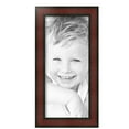thumbnail image 2 of ArtToFrames 8" x 18" Honors Mahogany Picture Frame, 8x18 inch Brown Wood Poster Frame (WOM-5155), 2 Pack, 2 of 6