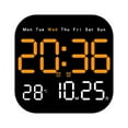 thumbnail image 1 of Wall Clock With Remote Control Display Temperature Room Desktop Clock, 1 of 8