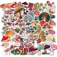 thumbnail image 1 of Mushroom Stickers for Water Bottles Laptop HydroFlasks,50PCS Aesthetic Flower Decals Decoration for Computer, 1 of 5