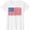 White, variant on USA Patriotic American Flag US Short Seelve Gift T-Shirt