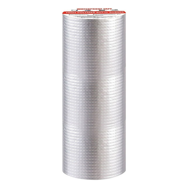 Ruban Auto-Scellant en Aluminium Butyle pour Fuite de Toit Rebord de Fenêtre Fissures de Tuyau Forte Adhérence Durable
