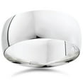thumbnail image 1 of Mens High Polished Wedding Band 14K White Gold, 1 of 2