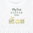 thumbnail image 4 of Inktastic My First Easter 2026 Train Girls Baby Dress, 4 of 5
