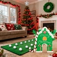 thumbnail image 4 of Reindeer Christmas Party Mini Golf Game Set, Gingerbread Themed Golf Game with Candy Canes and 6 Balls, Portable Holiday Activity for Main Doors and Parties, Perfect Gift, Green, 1set, 4 of 9