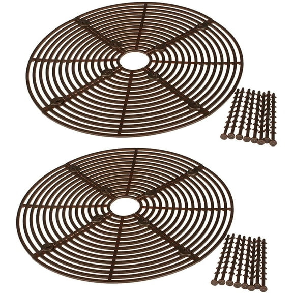 Durable and Adjustable 30cm Plant Pot Grids - Protect Plants from Digging and Weeds