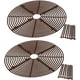 thumbnail image 1 of Paquete de 2 rejillas para macetas, cubierta para macetas con rejilla cortable de 30 cm, cubierta para macetas con rejilla de plástico, protector de flores para plantas, tapón de excavación para, 1 of 8