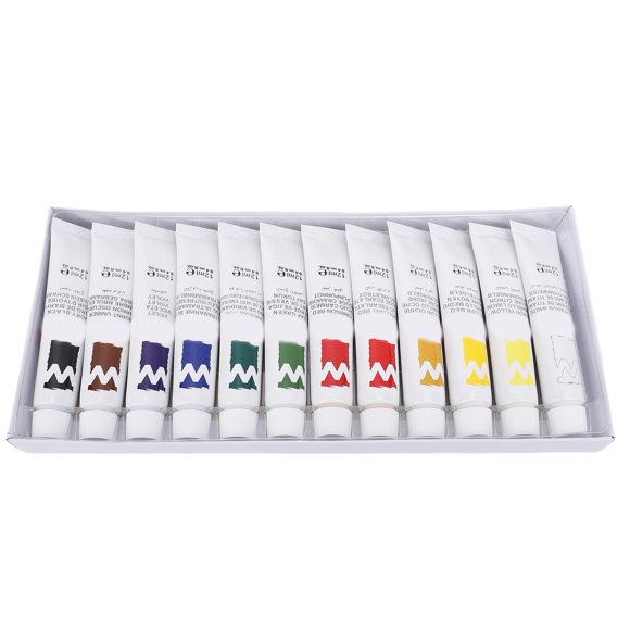 Watercolor Paint Set 12ml Professional Colorful Paint Tubes for Artists and Beginners Suitable for Landscapes and Portraits