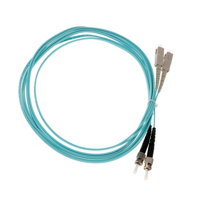 Cable de puente multimodo dúplex de 10/16 pies Cable de de fibra óptica SC-ST 3 m Sunnimix Cable de conexión de fibra