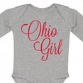 thumbnail image 4 of Inktastic Ohio Girl Boys or Girls Long Sleeve Baby Bodysuit, 4 of 5