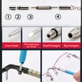 thumbnail image 4 of Eigraketly Tornillos para gafas, gafas de sol, almohadillas nasales universales antideslizantes, Control remoto óptico, piezas de reparación con Herramientas y ferretería, 4 of 6