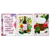 Hallmark Moms Run the World Mother's Day Greeting Cards with Envelopes, 5" x 7.19" (3 Count)