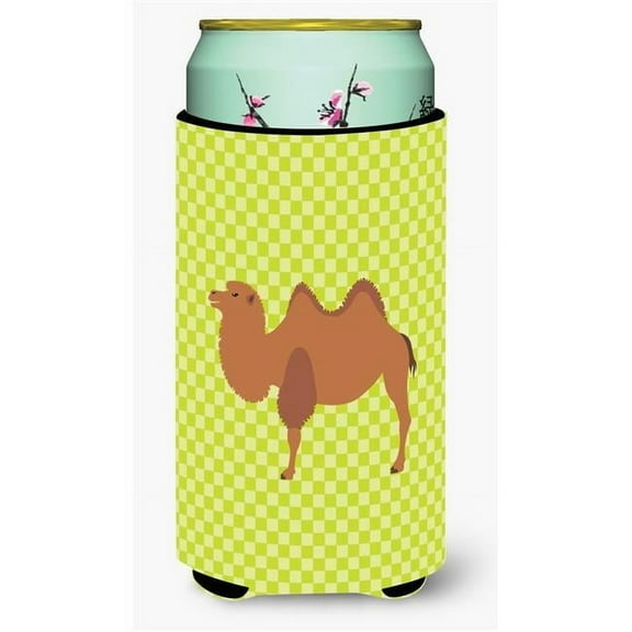 Carolines Treasures BB7644TBC Bactrian Camel Green Tall Boy Beverage Insulator Hugger