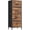 Rustic Brown + Ink Black, variant on BELLAH Collection - Dresser for Bedroom, Chest of Drawers, Storage Organizer Unit, Closet, Entryway, Steel, 8 Drawers, Modern, Ebony Black ULGS124BE02S